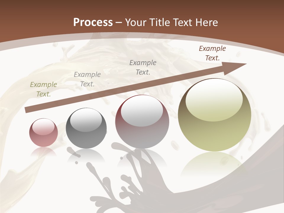 Food Cream Swirl PowerPoint Template