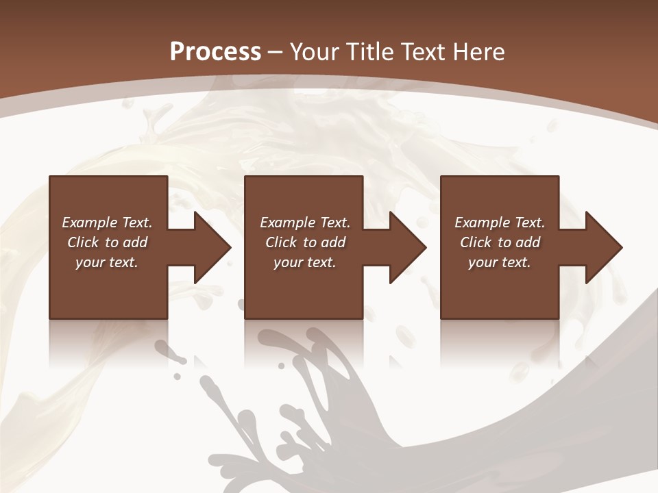 Food Cream Swirl PowerPoint Template
