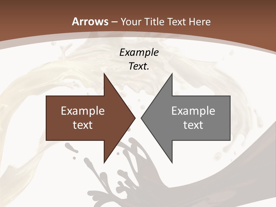 Food Cream Swirl PowerPoint Template