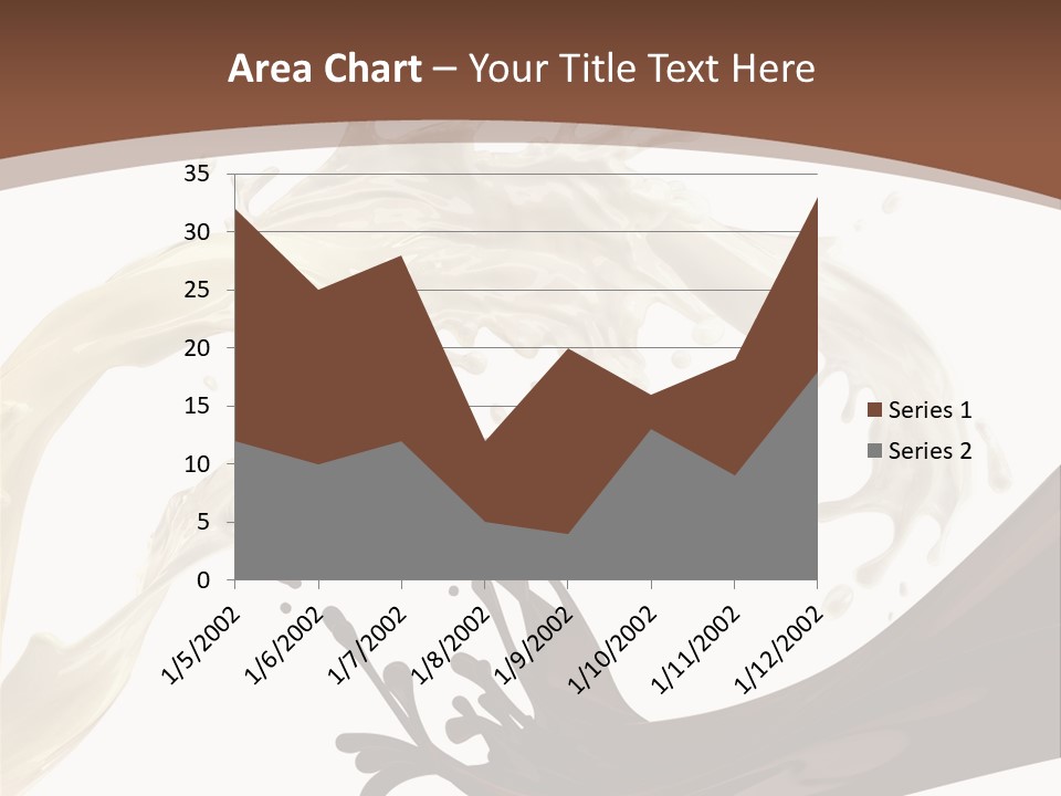 Food Cream Swirl PowerPoint Template