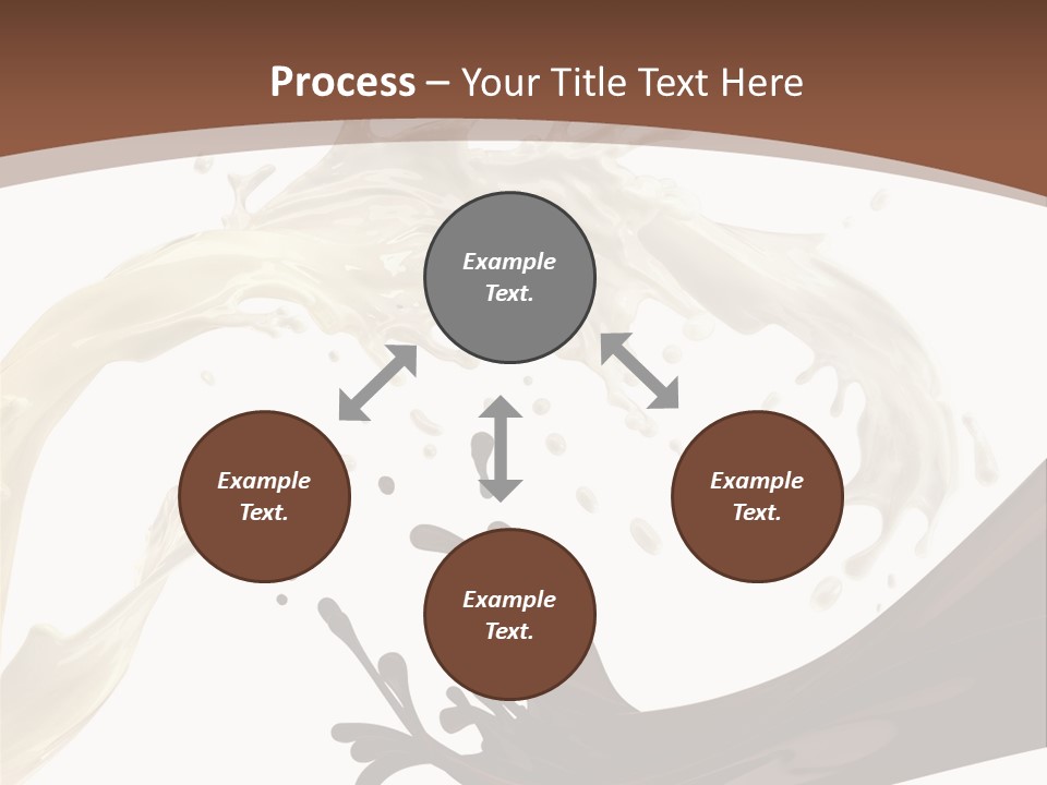 Food Cream Swirl PowerPoint Template