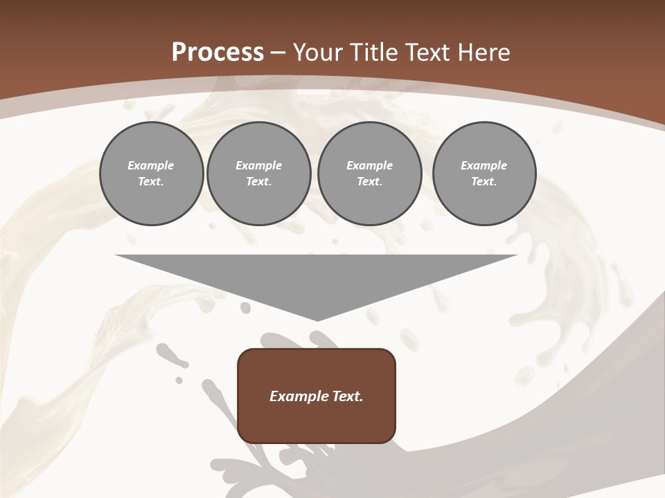 Food Cream Swirl PowerPoint Template