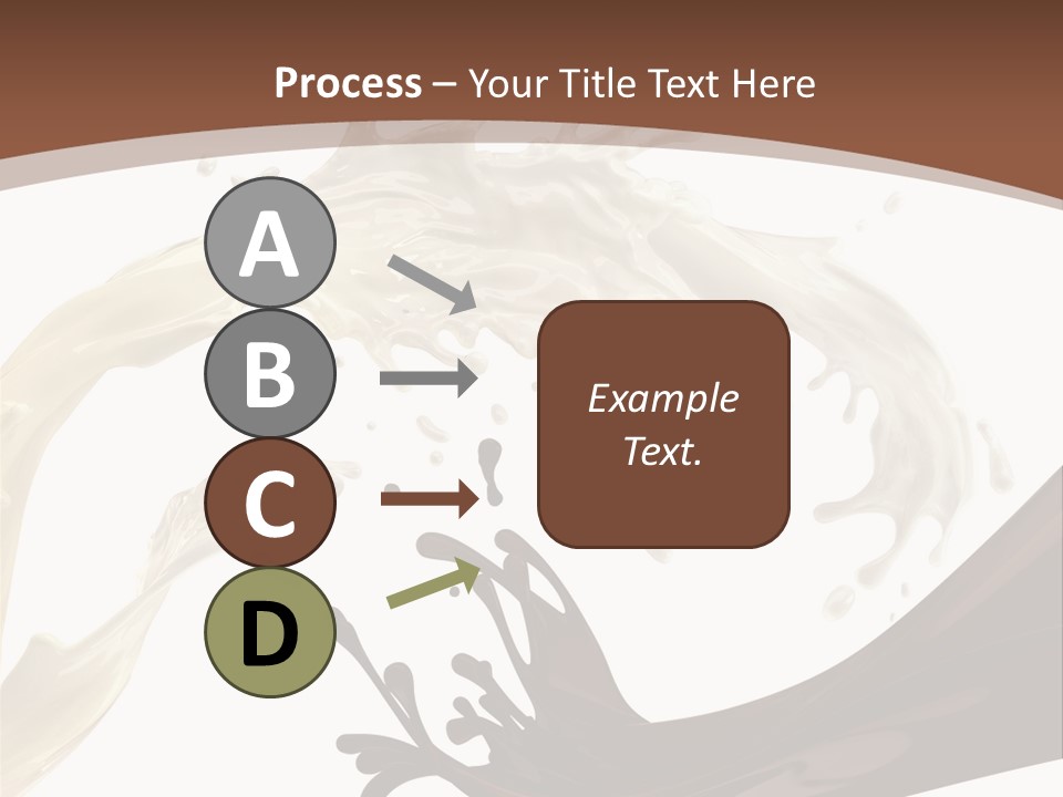 Food Cream Swirl PowerPoint Template