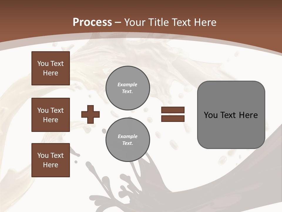 Food Cream Swirl PowerPoint Template