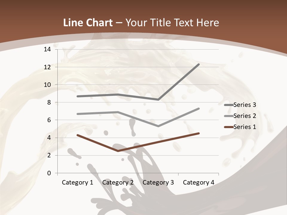 Food Cream Swirl PowerPoint Template