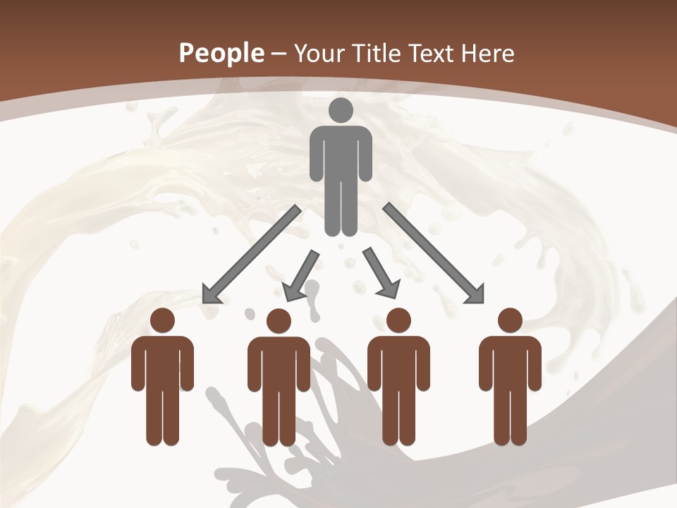 Food Cream Swirl PowerPoint Template