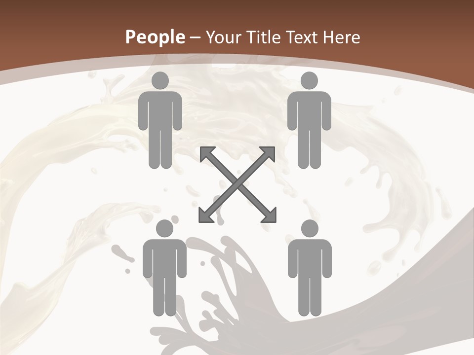 Food Cream Swirl PowerPoint Template