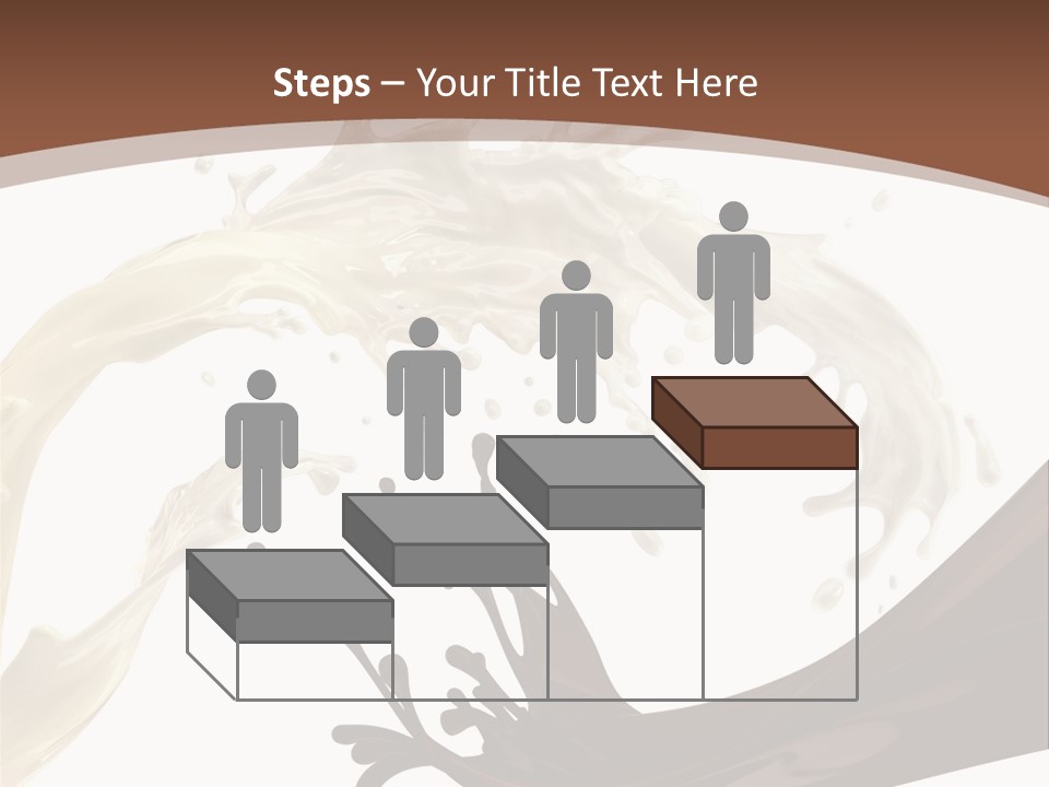 Food Cream Swirl PowerPoint Template