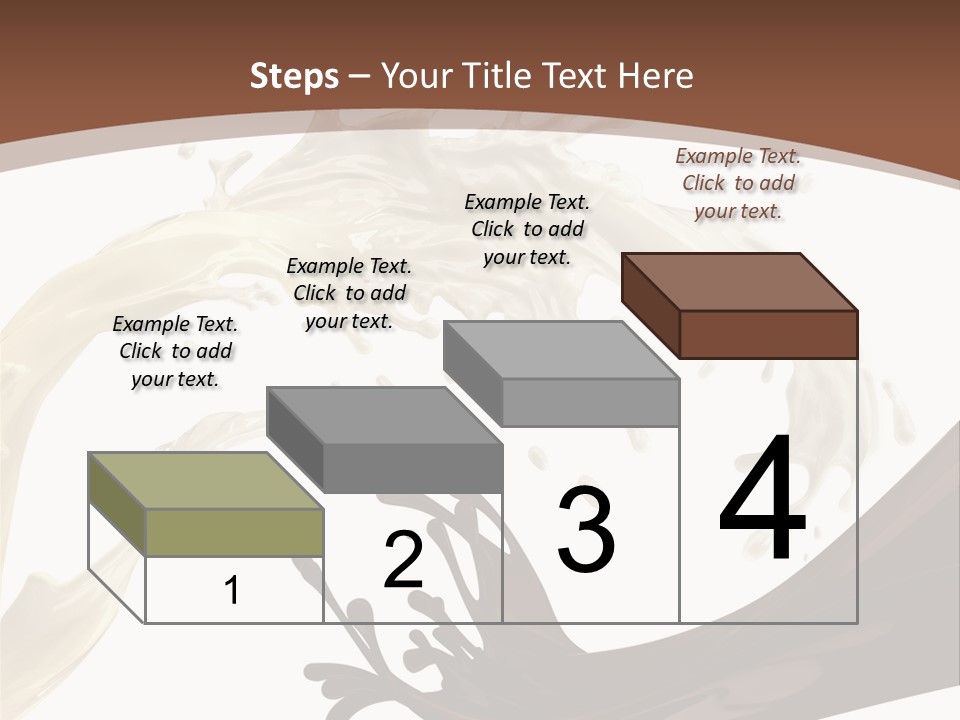 Food Cream Swirl PowerPoint Template