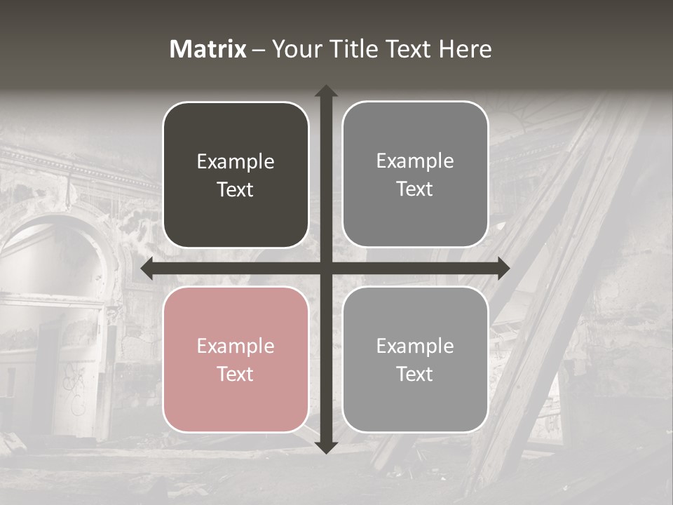 Casual Dirty Frame PowerPoint Template