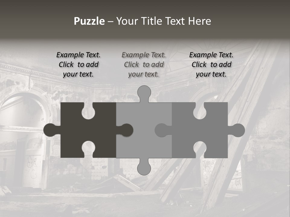 Casual Dirty Frame PowerPoint Template