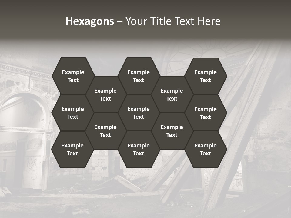 Casual Dirty Frame PowerPoint Template