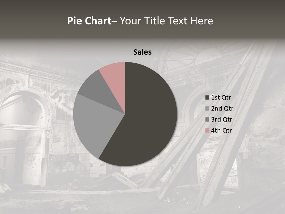 Casual Dirty Frame PowerPoint Template