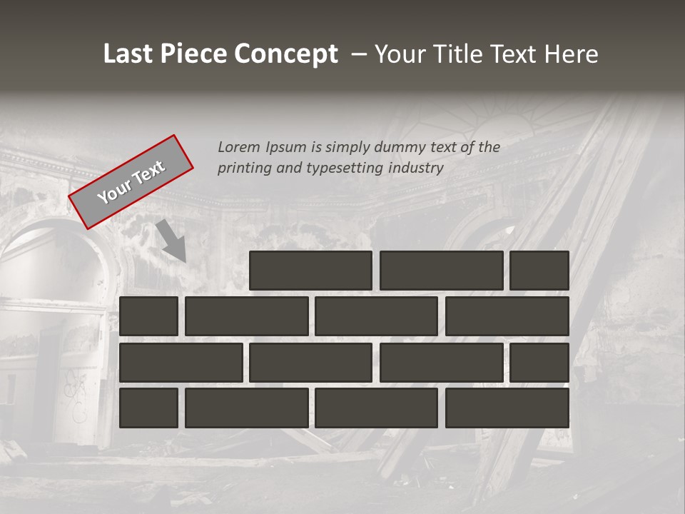 Casual Dirty Frame PowerPoint Template