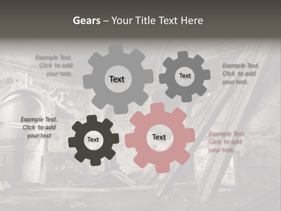 Casual Dirty Frame PowerPoint Template