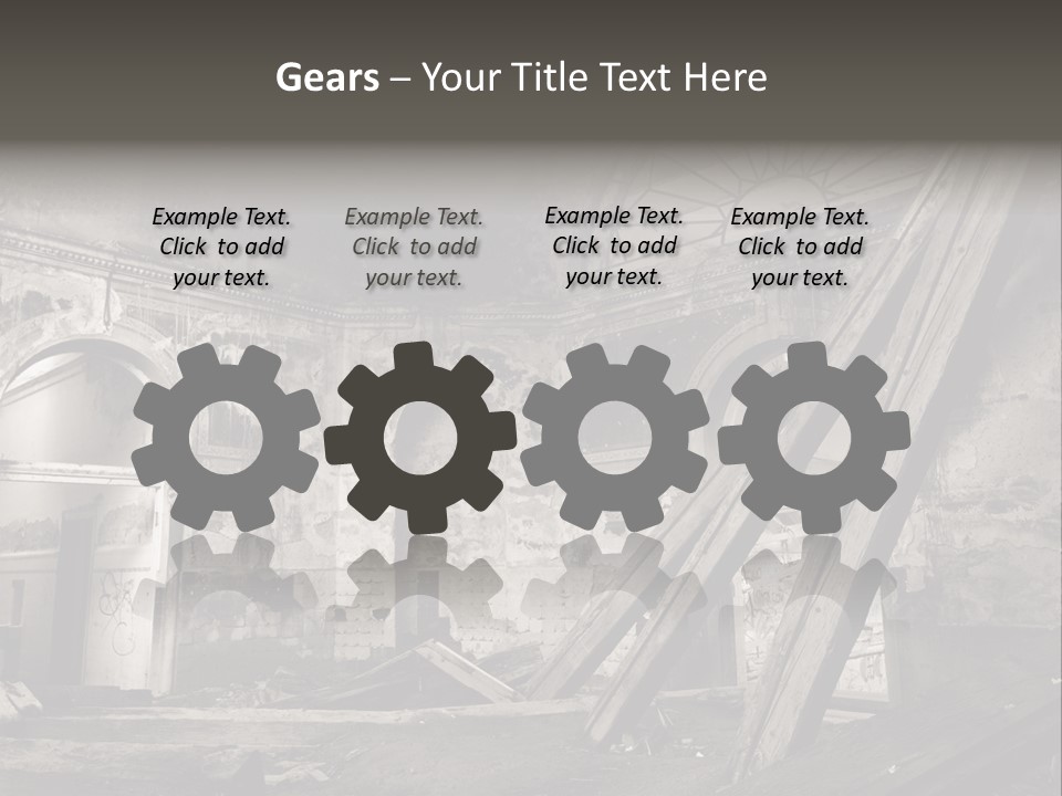 Casual Dirty Frame PowerPoint Template