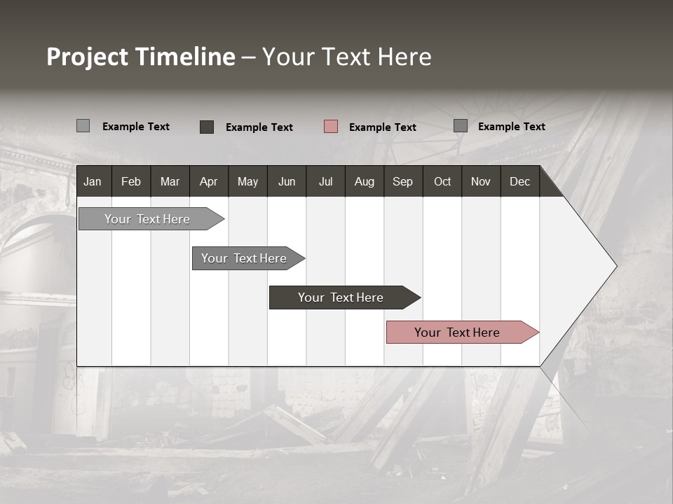 Casual Dirty Frame PowerPoint Template
