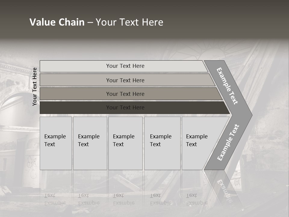 Casual Dirty Frame PowerPoint Template