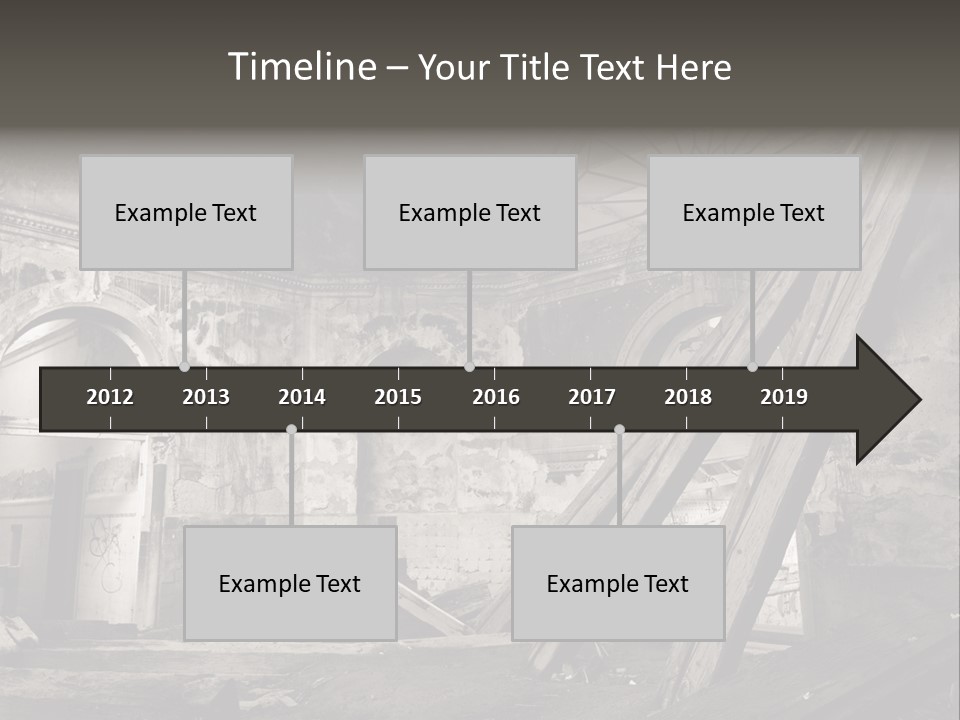 Casual Dirty Frame PowerPoint Template
