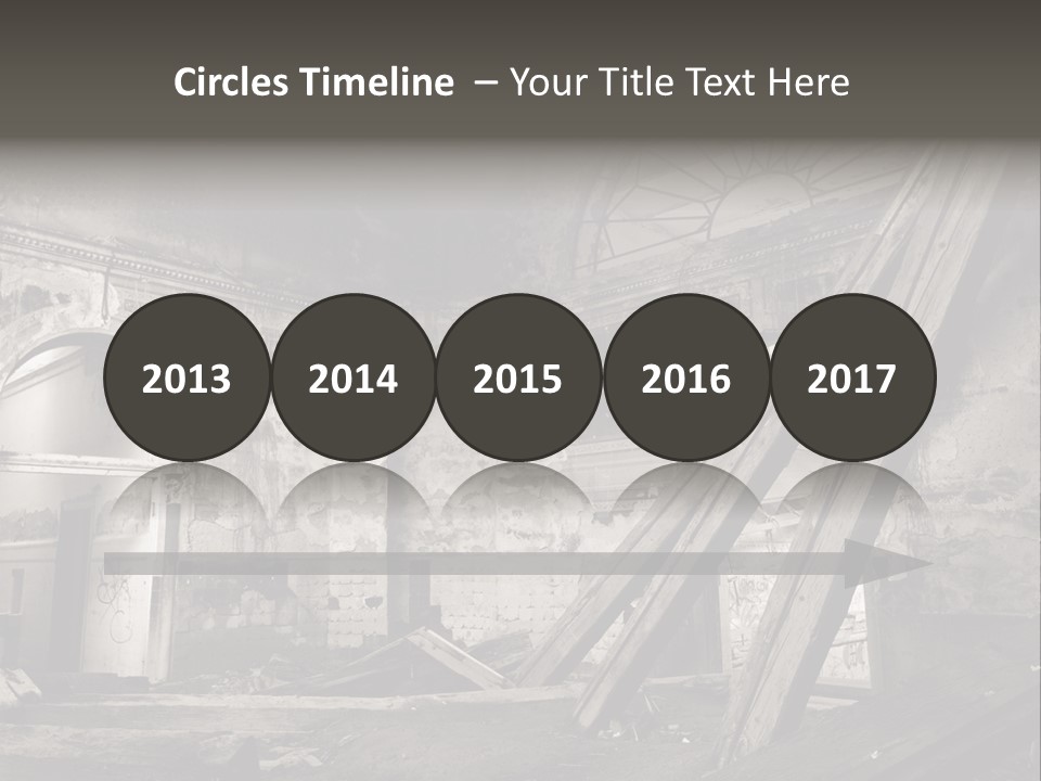 Casual Dirty Frame PowerPoint Template