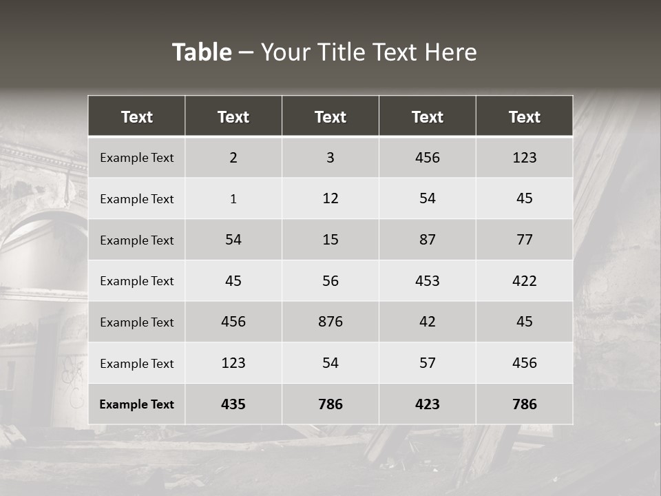 Casual Dirty Frame PowerPoint Template