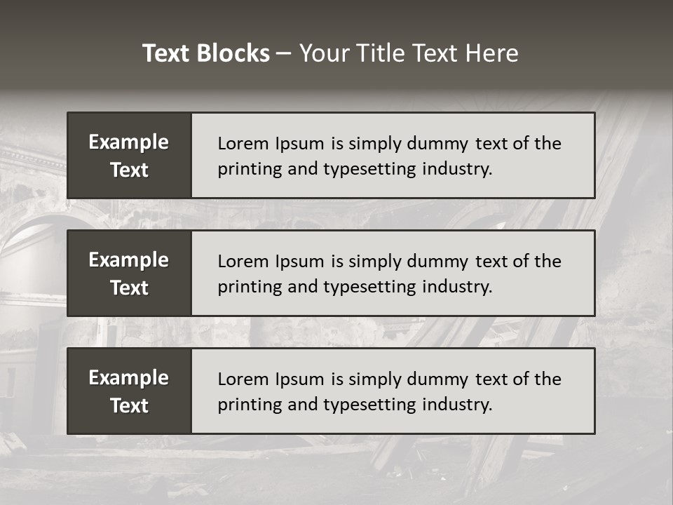 Casual Dirty Frame PowerPoint Template