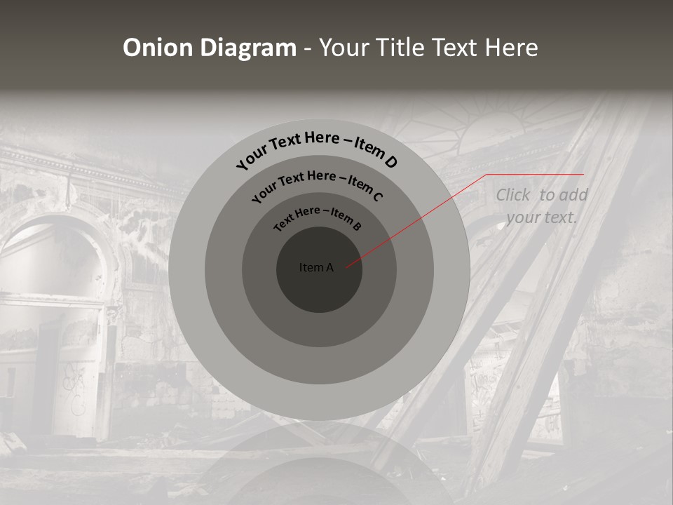 Casual Dirty Frame PowerPoint Template