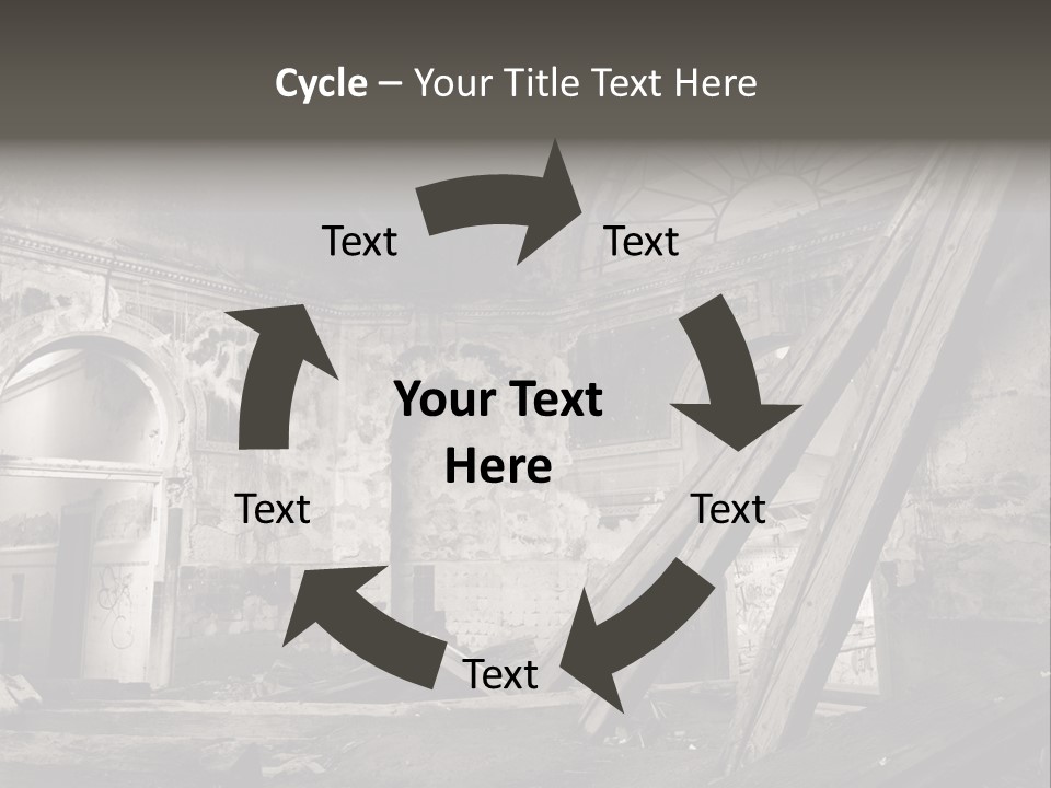 Casual Dirty Frame PowerPoint Template
