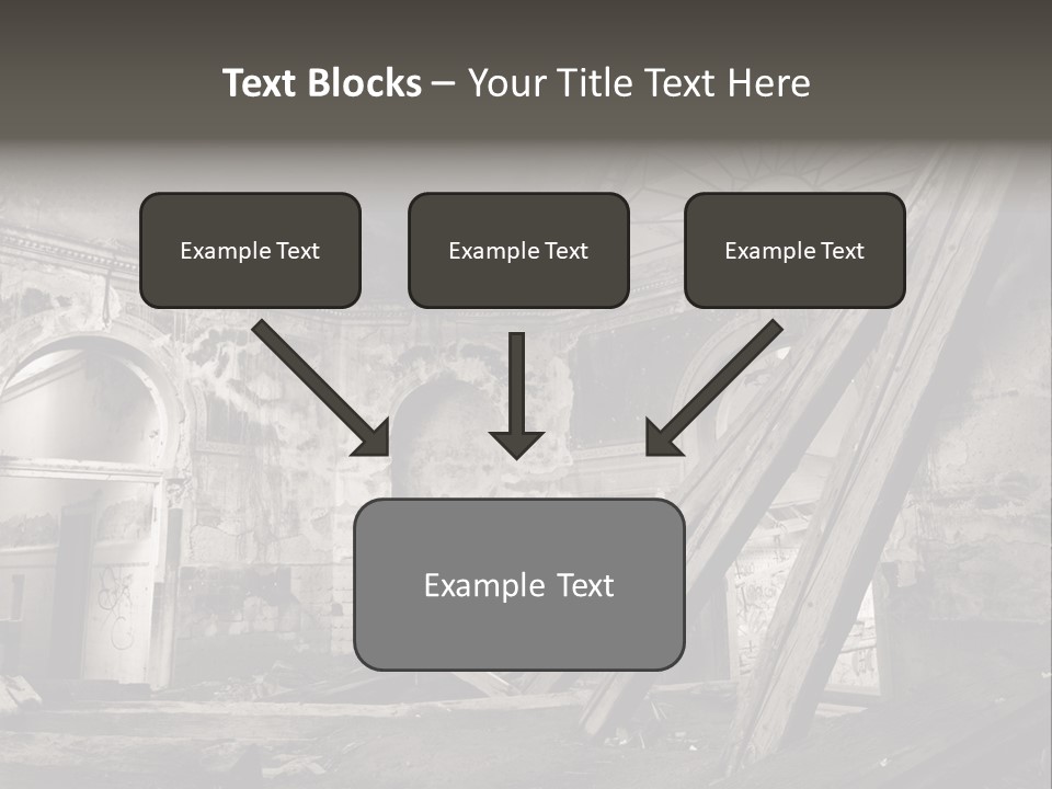Casual Dirty Frame PowerPoint Template