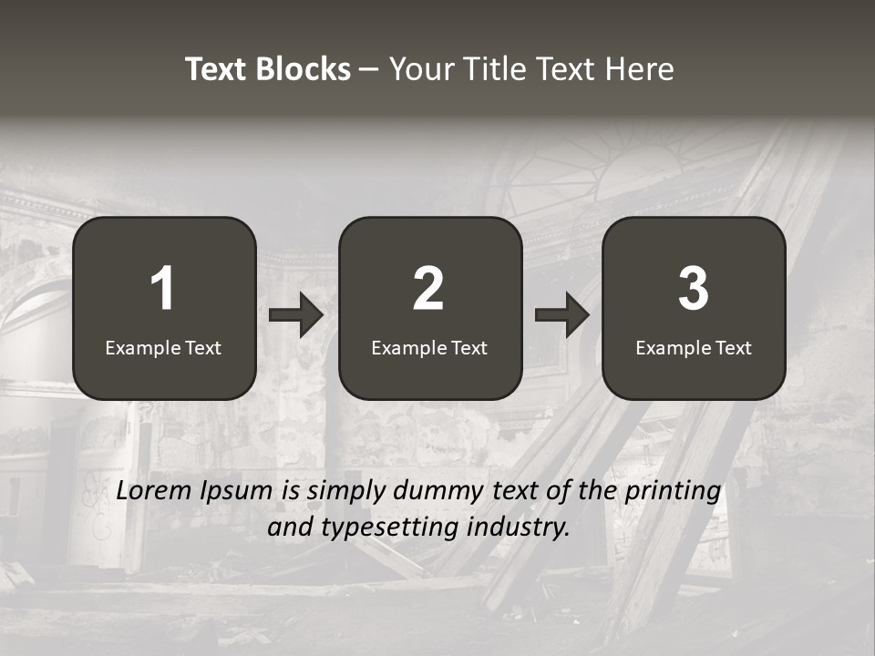 Casual Dirty Frame PowerPoint Template