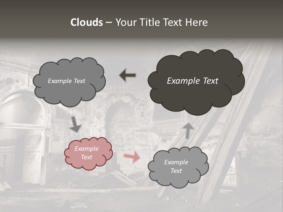 Casual Dirty Frame PowerPoint Template