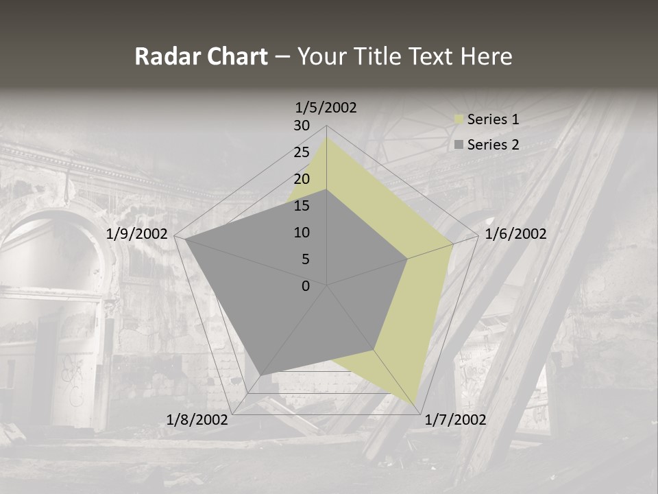 Casual Dirty Frame PowerPoint Template