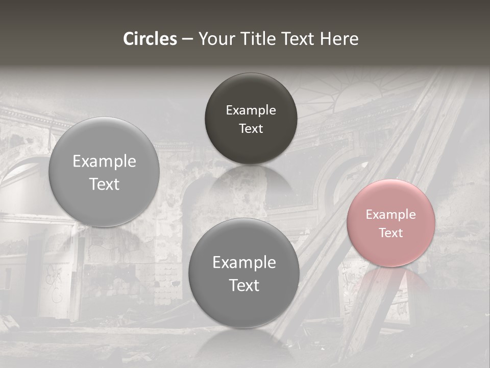 Casual Dirty Frame PowerPoint Template