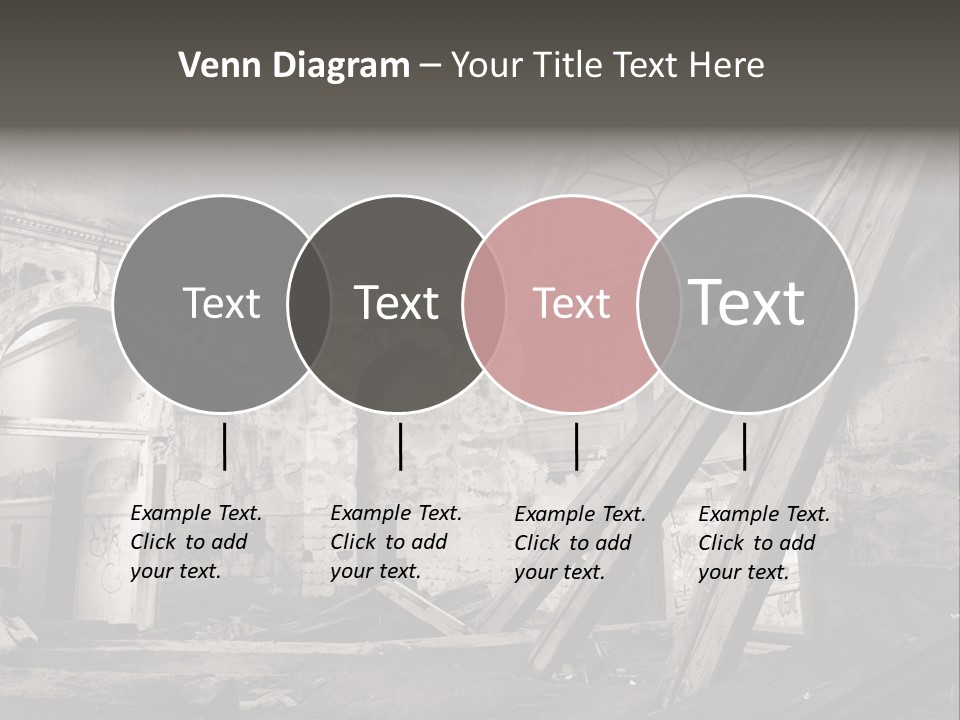Casual Dirty Frame PowerPoint Template