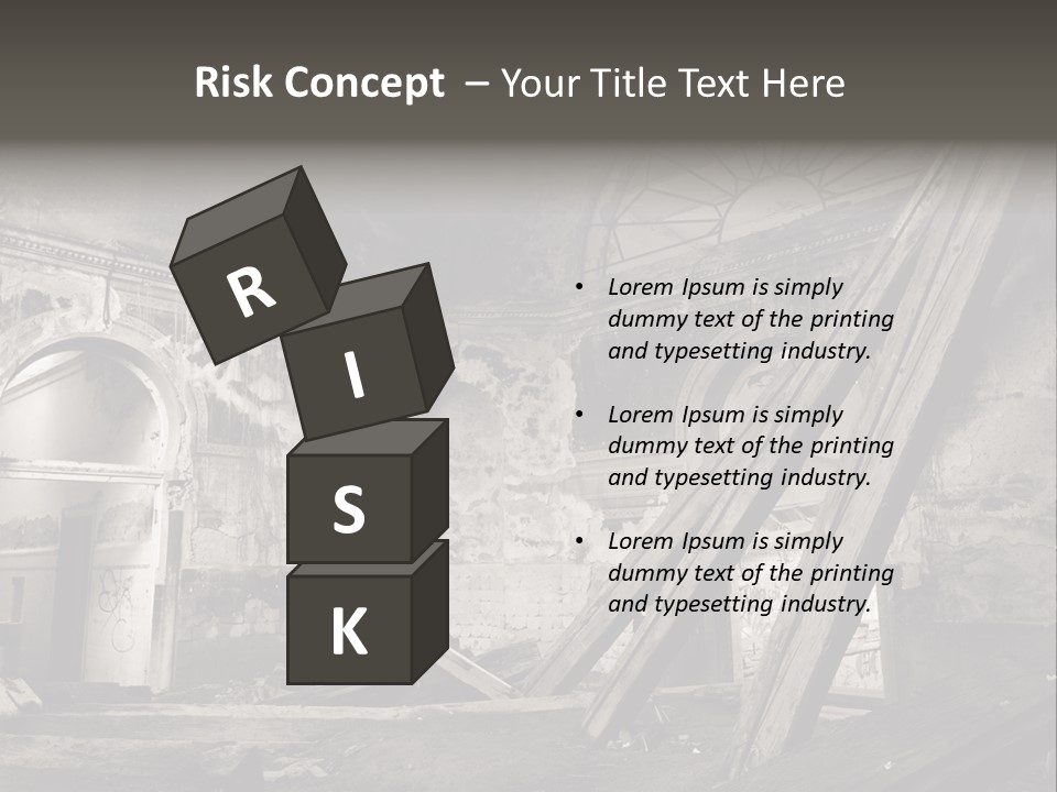 Casual Dirty Frame PowerPoint Template