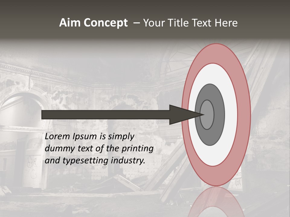 Casual Dirty Frame PowerPoint Template