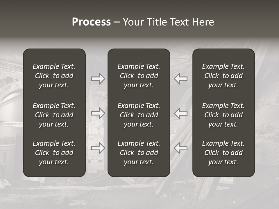Casual Dirty Frame PowerPoint Template