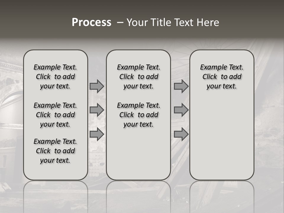 Casual Dirty Frame PowerPoint Template
