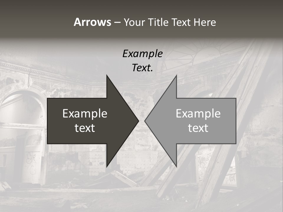 Casual Dirty Frame PowerPoint Template
