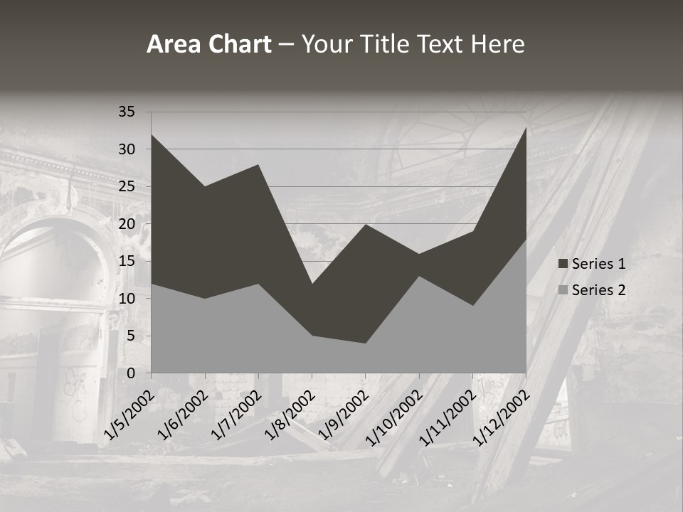 Casual Dirty Frame PowerPoint Template