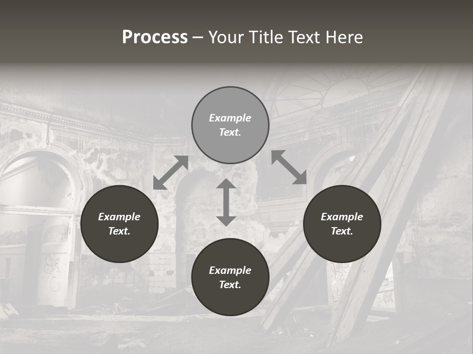 Casual Dirty Frame PowerPoint Template