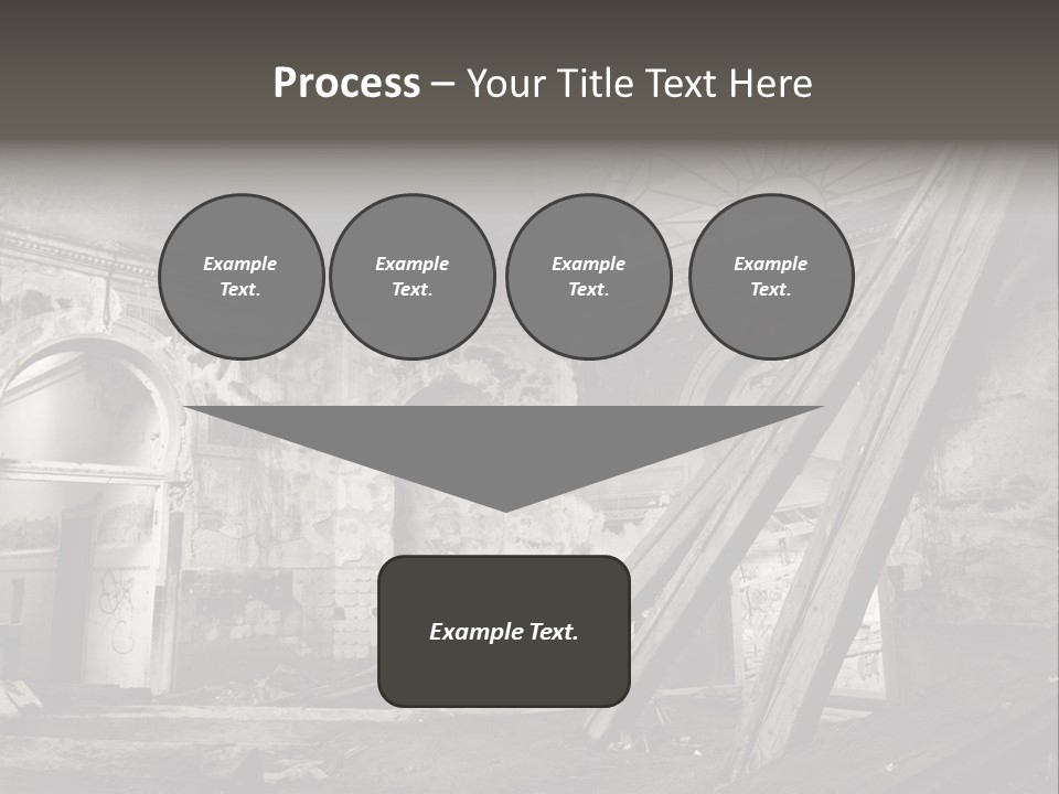 Casual Dirty Frame PowerPoint Template