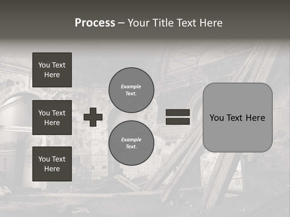 Casual Dirty Frame PowerPoint Template