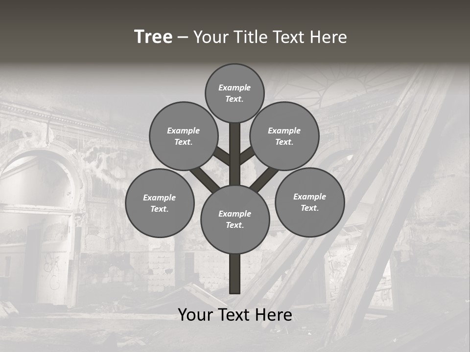 Casual Dirty Frame PowerPoint Template