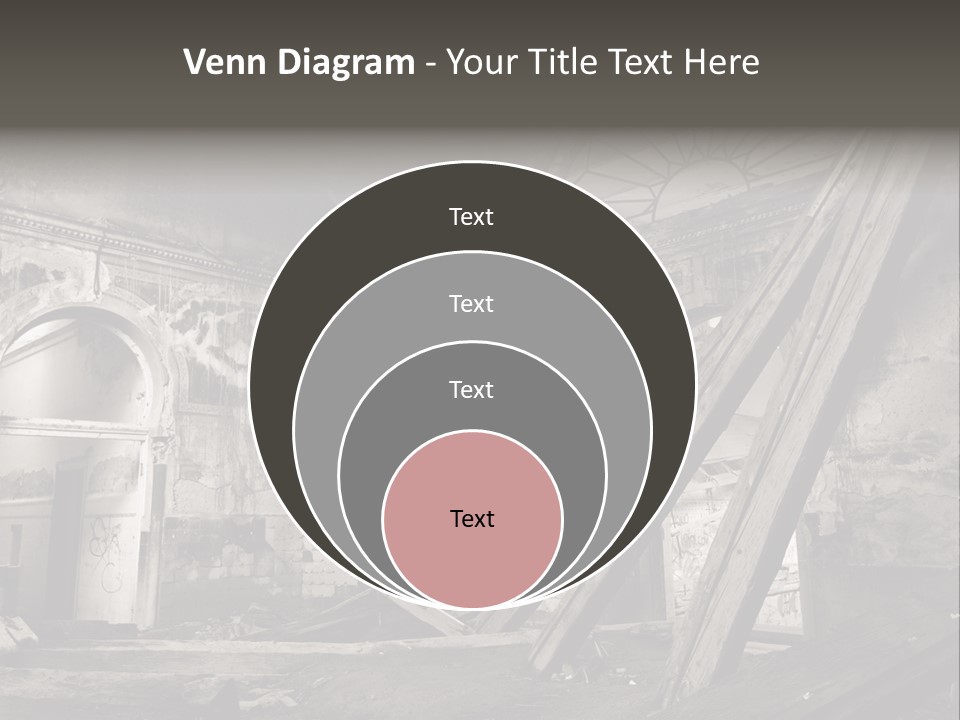 Casual Dirty Frame PowerPoint Template