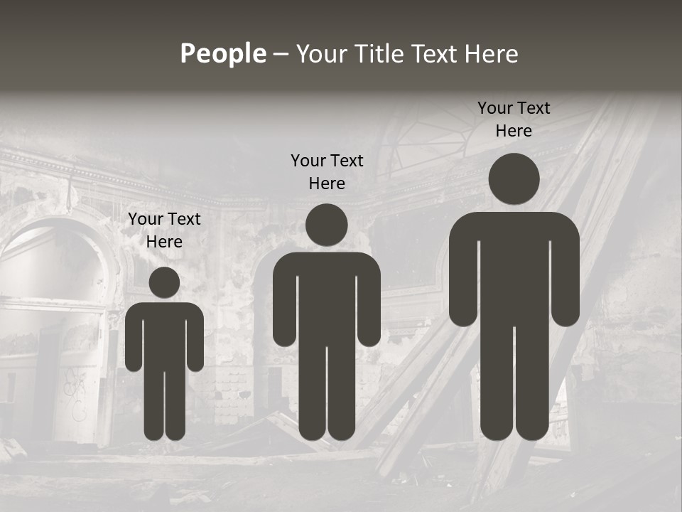 Casual Dirty Frame PowerPoint Template