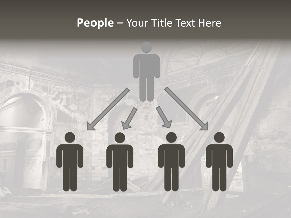 Casual Dirty Frame PowerPoint Template