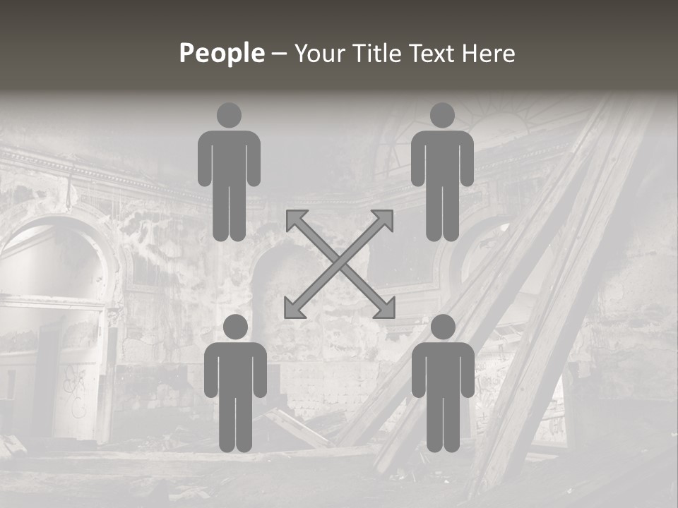 Casual Dirty Frame PowerPoint Template