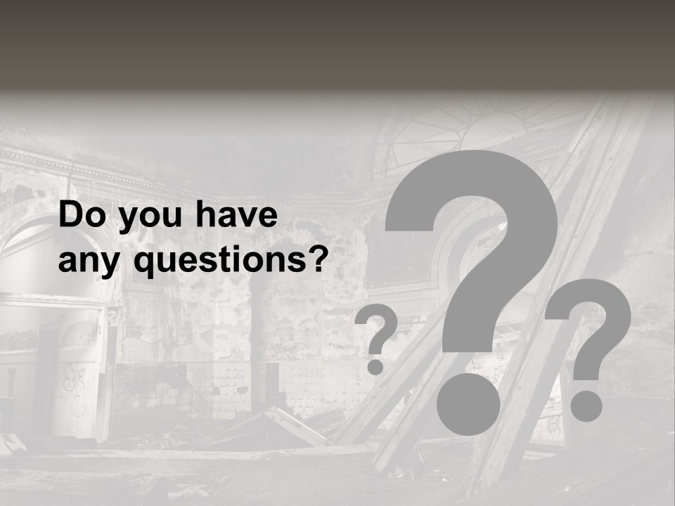 Casual Dirty Frame PowerPoint Template