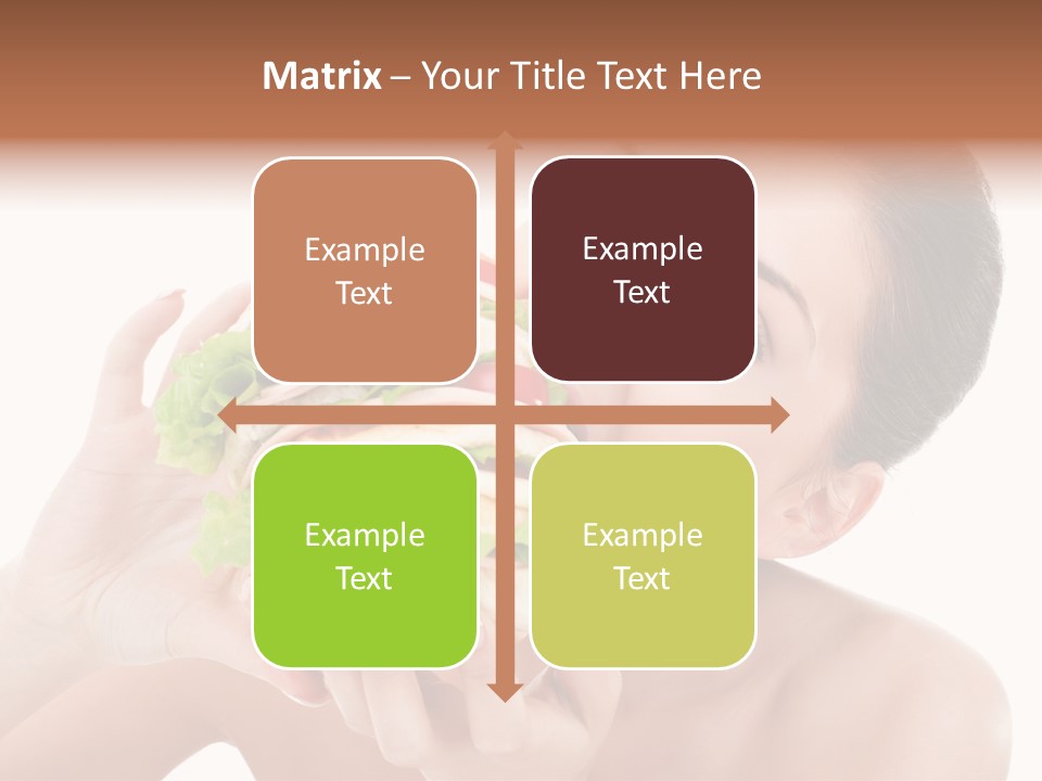 Thumb Up Female Young PowerPoint Template